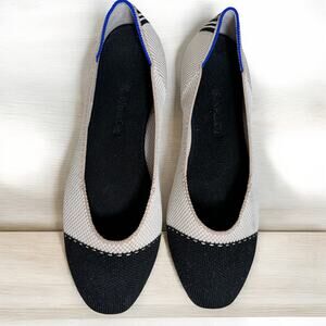 Rothy's Black and Tan Flats